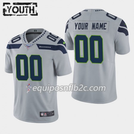 Camiseta Niño NFL Seattle Seahawks Personalizar Nike Alternate 100th